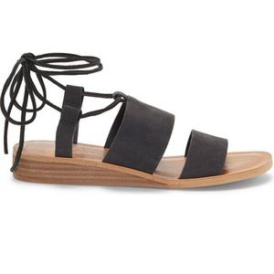Lucky Brand Hadesha Sandal, Size 8.5 M - Black(73)